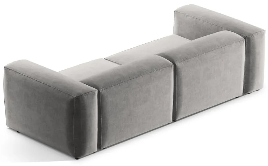 Jasnoszara sofa 264 cm Bergamo – Cosmopolitan Design
