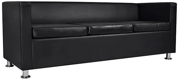 Sofa 3-osobowa Swax 3B - czarna