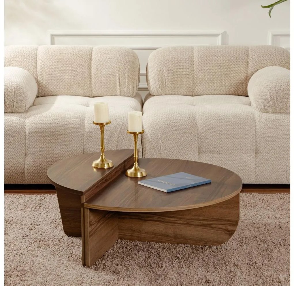 ZESTAW 2x stolik konferencyjny ORION orzech