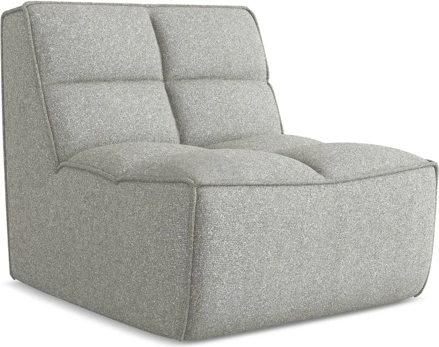 Jasnoszary moduł sofy Kalai – Makamii