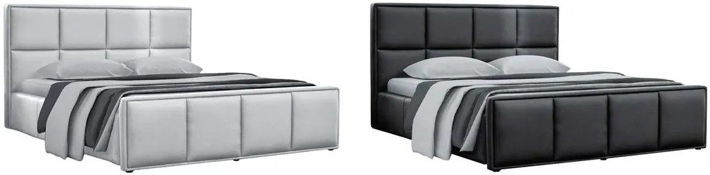 Łóżko tapicerowane Estilo Noble 140x200 - 44 kolory