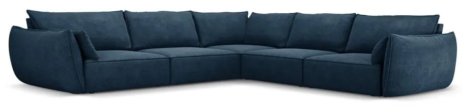 Ciemnoniebieski narożnik (róg zmienny) Vanda – Mazzini Sofas