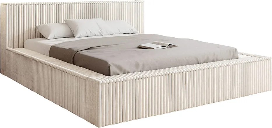 Łóżko tapicerowane COCO z pojemnikiem na pościel