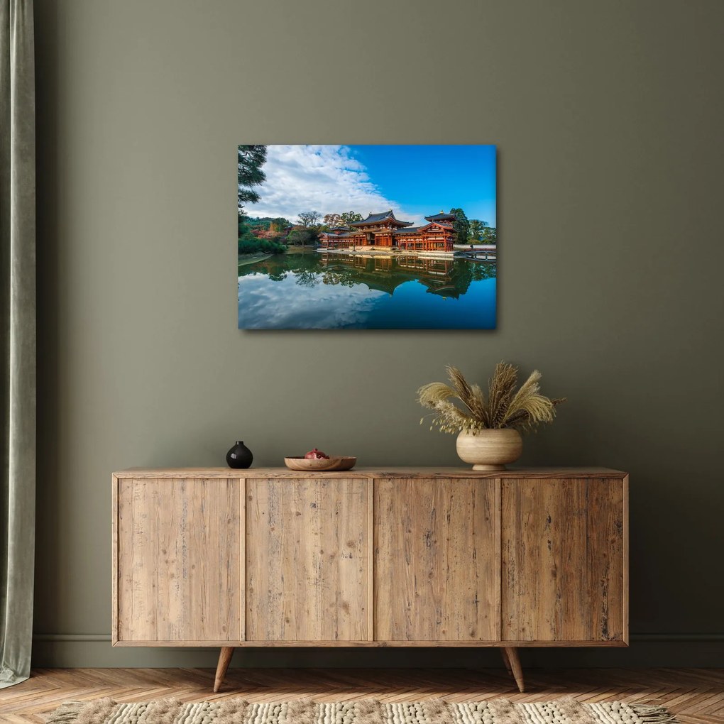 Obraz - Świątynia Byodo-in, Japonia (70x50 cm)