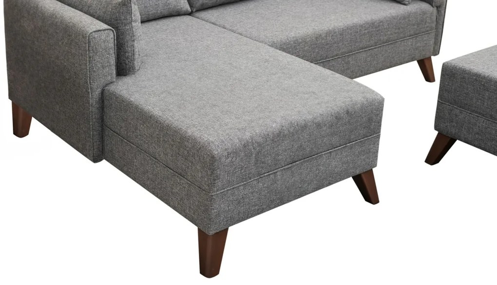 Sofa narożna Bella Narożnik Lewy 2 Szary