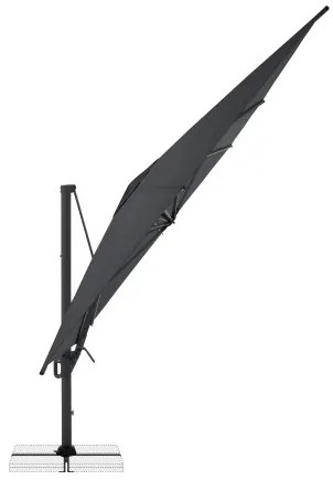 LIFE 300 x 400 cm – huśtawka ogrodowa z bocznym drążkiem : Substancja Desen - 840