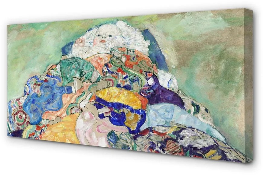Zdjęcie na płótnie Dziecko (kołyska) - Gustav Klimt