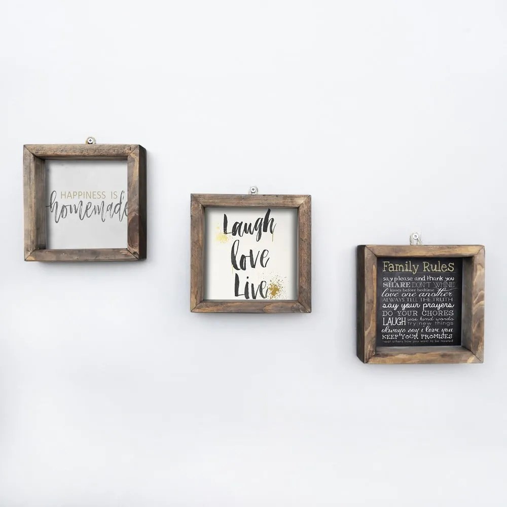 Tabliczka 15x15 cm Mottos – Evila Originals