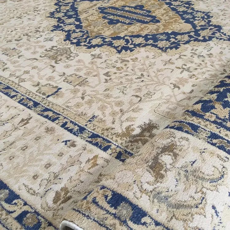Wielokolorowy prostokątny dywan w stylu vintage K0-F63