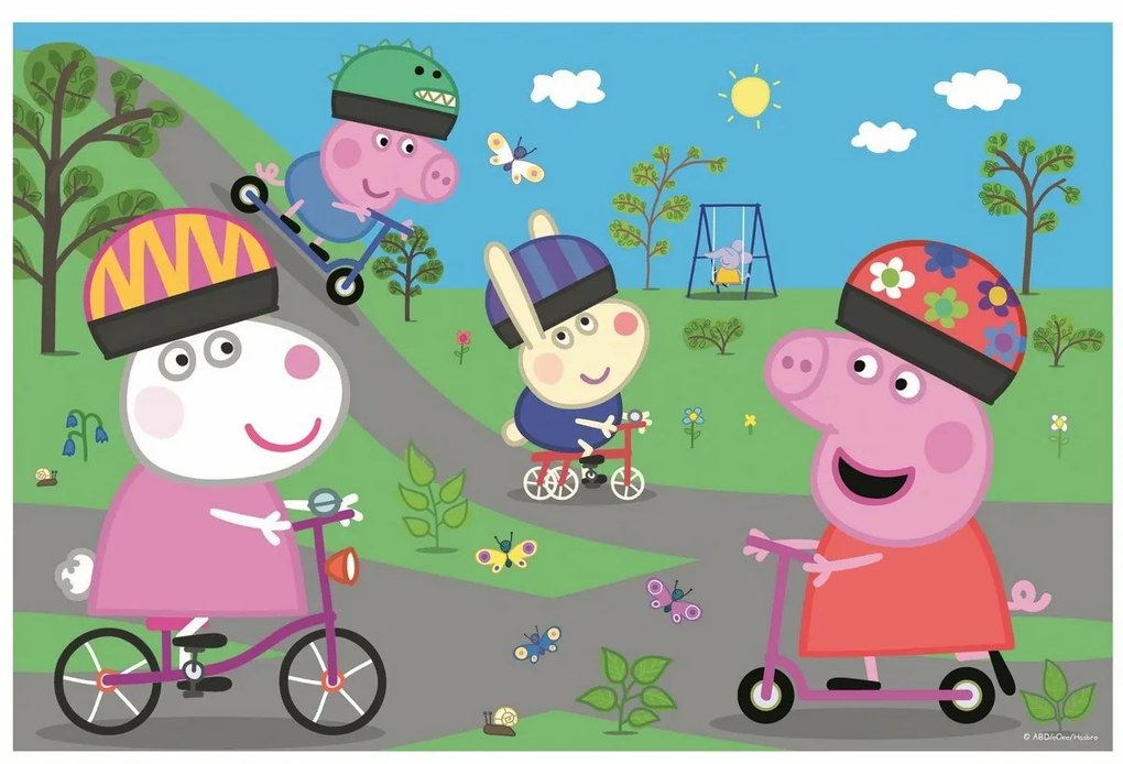 Trefl Peppa Pig Maxi Puzzle Active Day, 24elementy