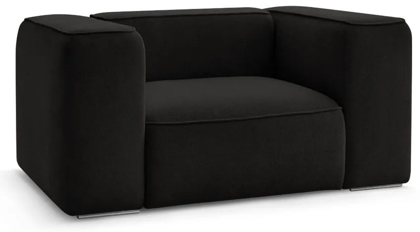 Czarny fotel Zephyr – Bobochic Paris