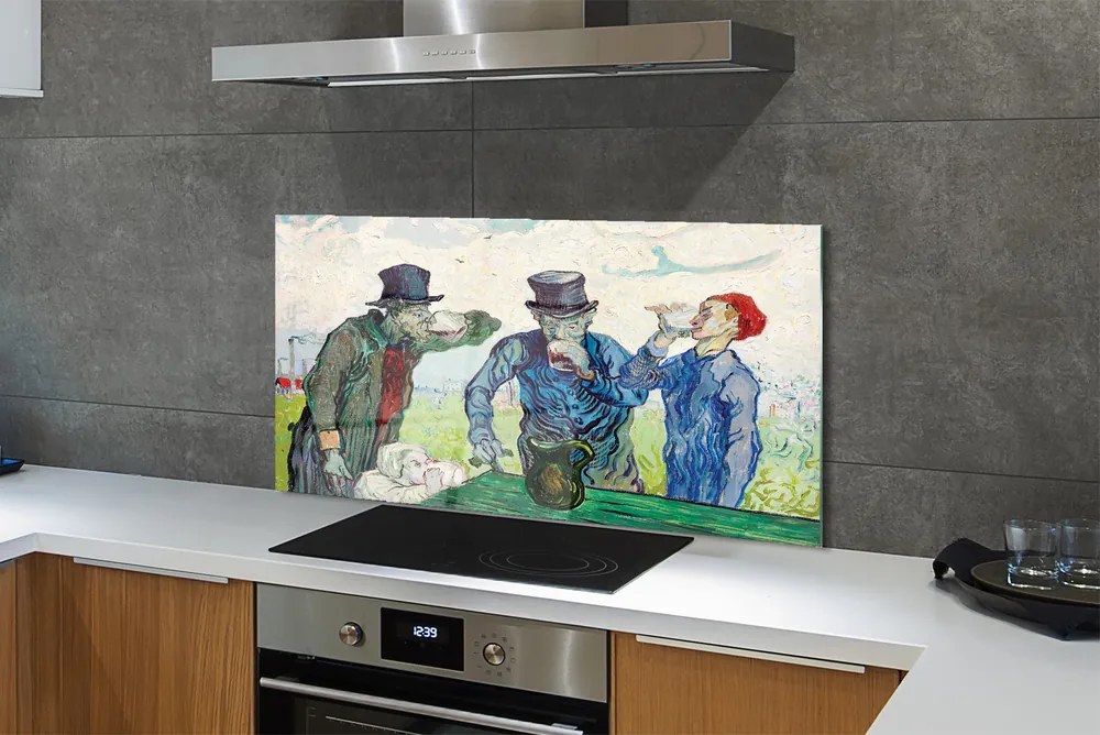 Szklany Panel Pijący - Vincent Van Gogh