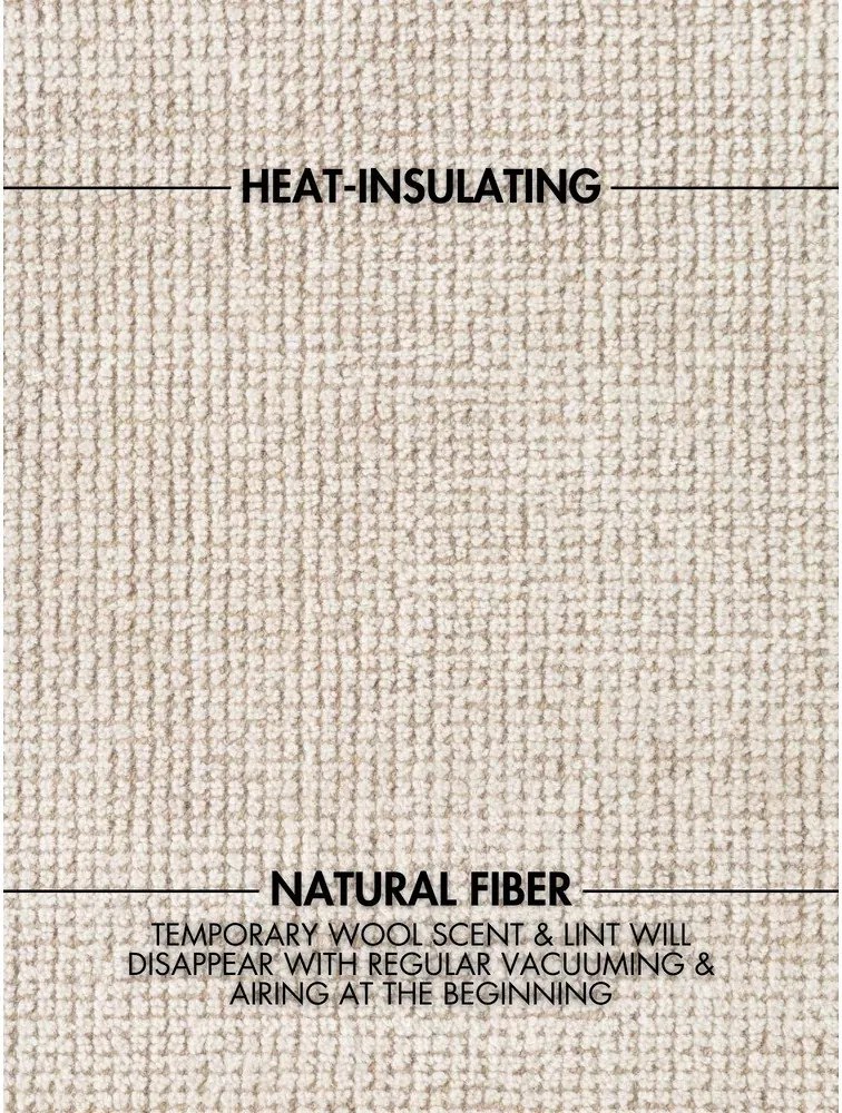 Kremowy wełniany dywan tkany ręcznie 160x230 cm Greenwich – Ted Baker