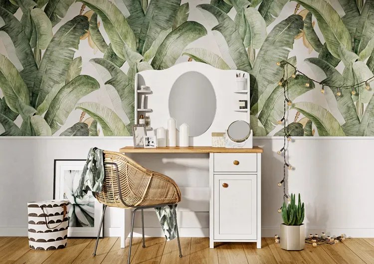 Skandynawski zestaw mebli do sypialni biały + dąb nash - so F8-H42