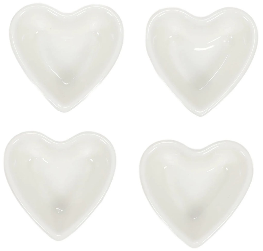 Miseczki na przekąski z porcelany, 4 szt.