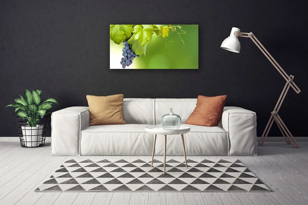 Zdjęcie na płótnie Dojrzałe Winogrona w Winnicy