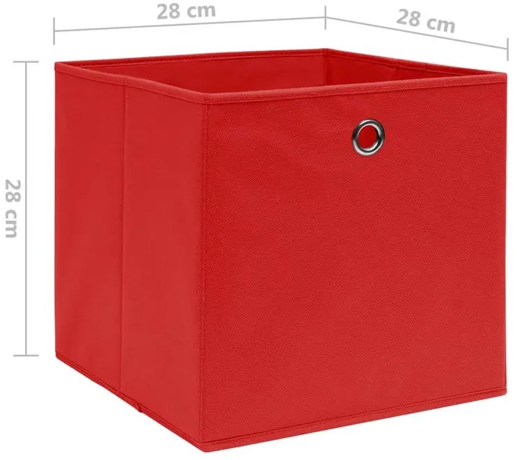 Zestaw czerwony 4 do przechowywania pudełek K9-W25