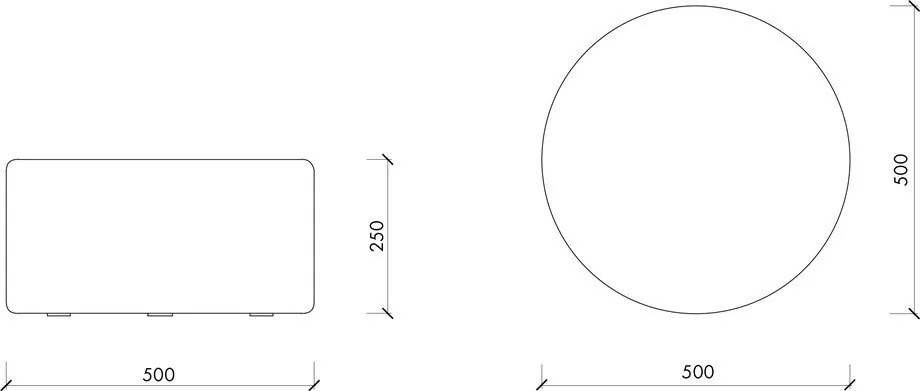 Puf w kolorze khaki Folk – noo.ma