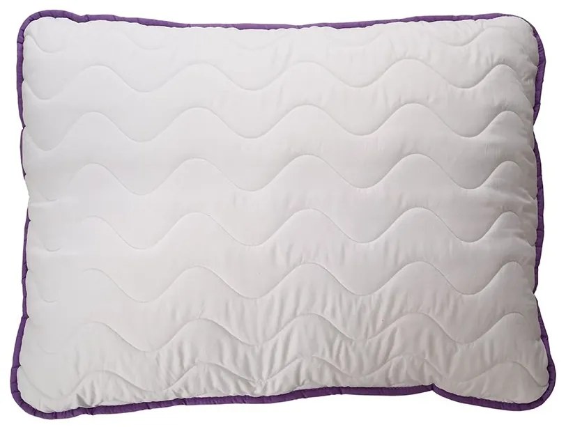 Poduszka kulkowa BELLA LAVENDER 70x90 cm, biała