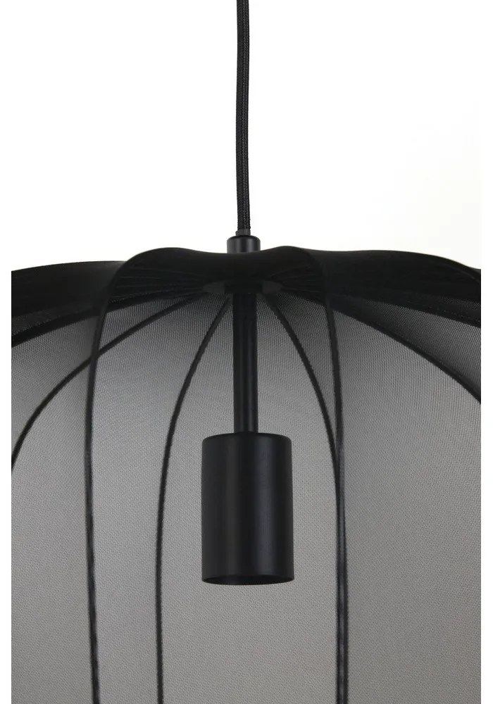 Czarna lampa sufitowa ø 50 cm Plumeria – Light &amp; Living