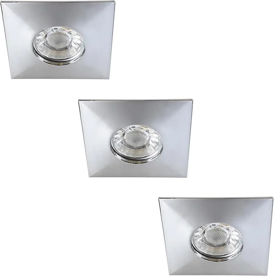 Rabalux 1079 - ZESTAW 3x LED Wpuszczana oprawa sufitowa do łazienki RANDY 3xLED/4W/230V hr