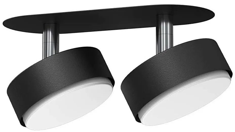 Brosline 3261 - Wpuszczana oprawa punktowa DROP 2xGX53/9W/230V czarna