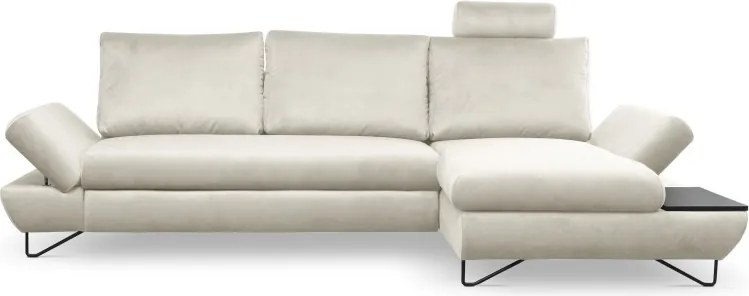 Narożnik LOFT z funkcją spania Regulowane zagłówki i podłokietniki Prawa strona Kronos 01