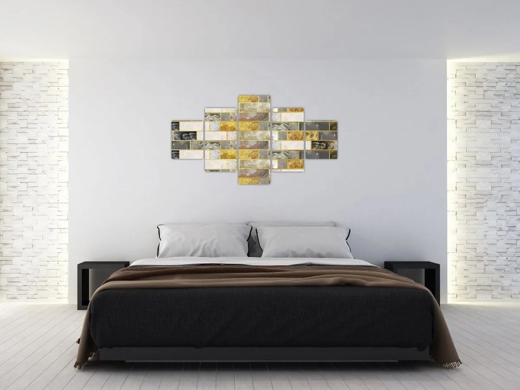 Obraz - Dekoracje z teksturami (125x70 cm)