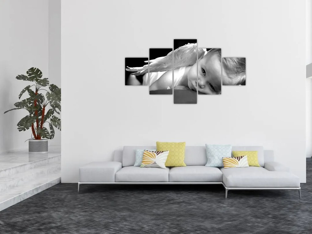Obraz anioła dziecka (125x70 cm)