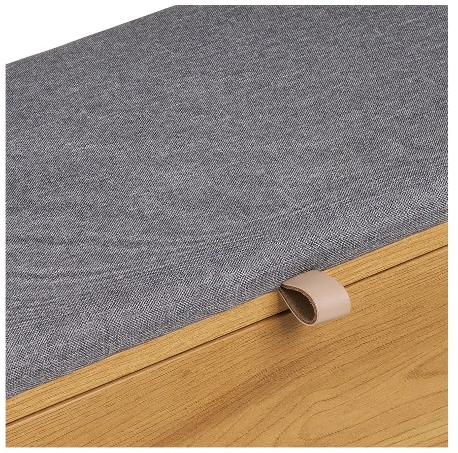 Skrzynia w dekorze dębu w naturalnym kolorze 92x48x33 cm Barco – House Nordic