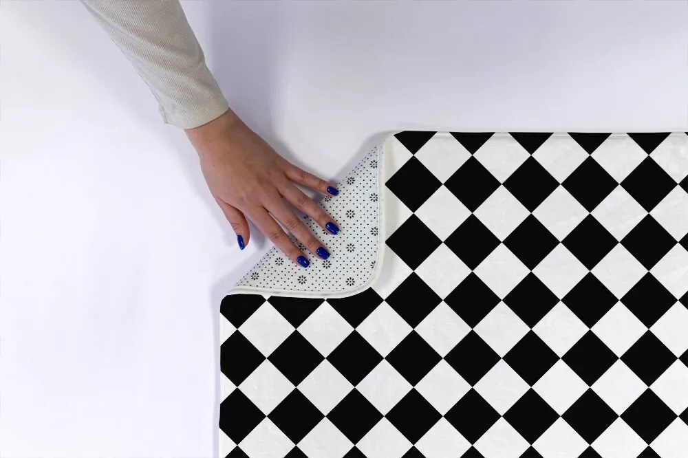 Dywanik łazienkowy Dywanik łazienkowy Wzór Kwadraty