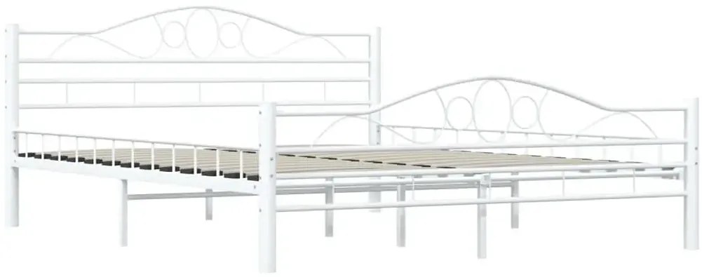 Metalowe Białe Łóżko W Stylu Loft 160X200 Cm P3-S02