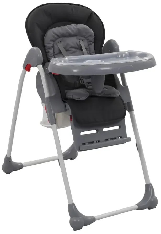 Szare regulowane krzesełko do karmienia D1-L49