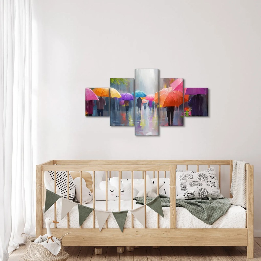 Obraz - Deszczowy dzień (125x70 cm)