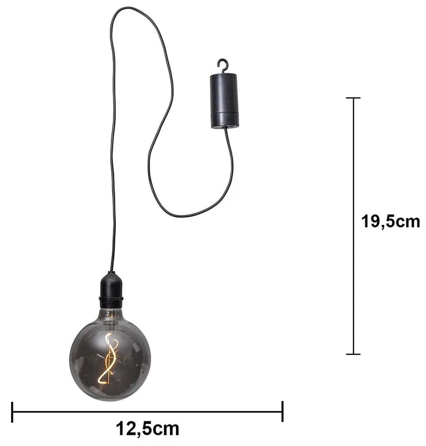 Lampa zewnętrzna LED na baterie ø 12,5 cm Bowl – Star Trading