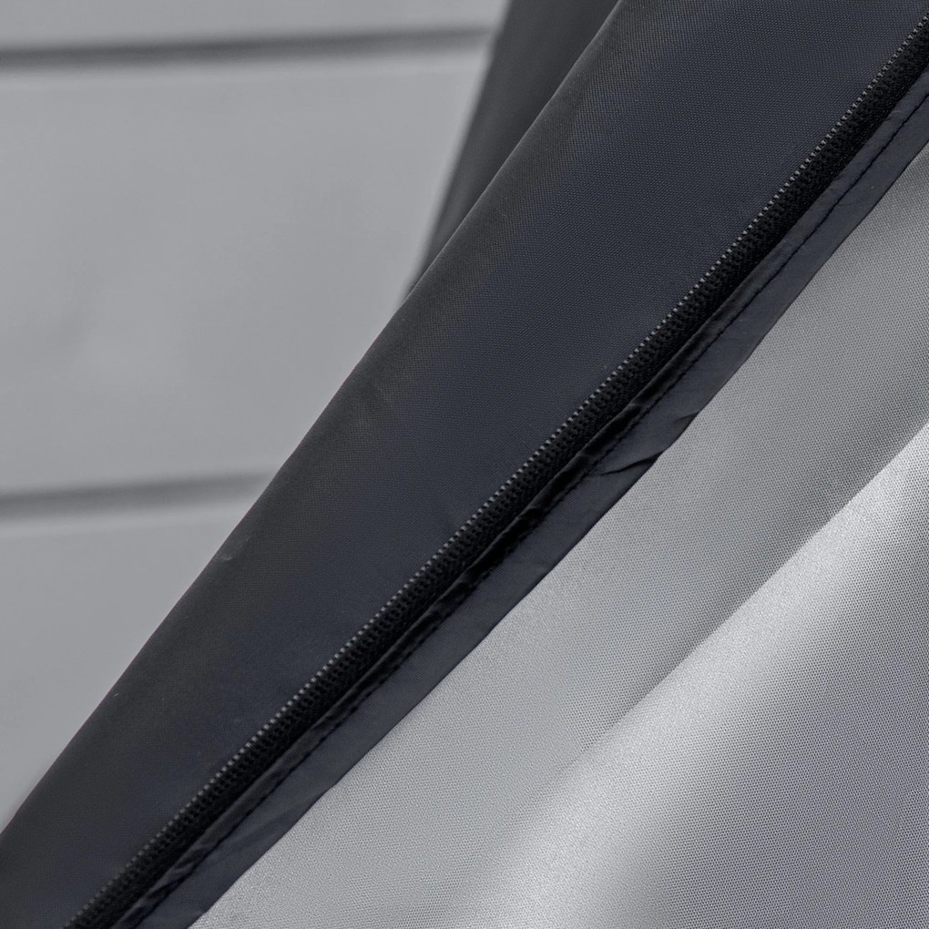 Outsunny pokrowiec na fotel wiszący wodoodporny 115x115x190 cm czarny | Aosom PL