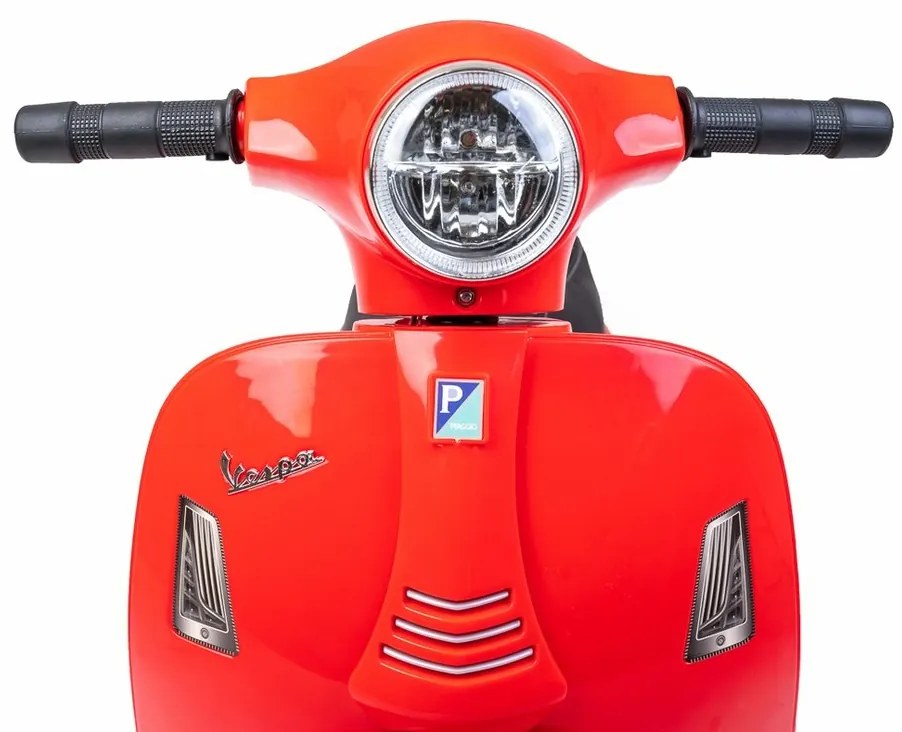 Baby Mix Baby motocykl elektryczny Vespa, czerwony