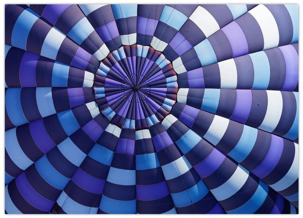 Obraz na szkle - struktura latającego balonu (70x50 cm)