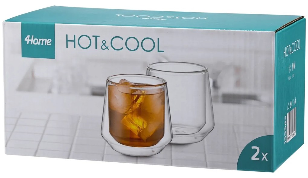 4Home Szklanka termiczna do whisky Hot&Cool 340 ml, 2 szt.