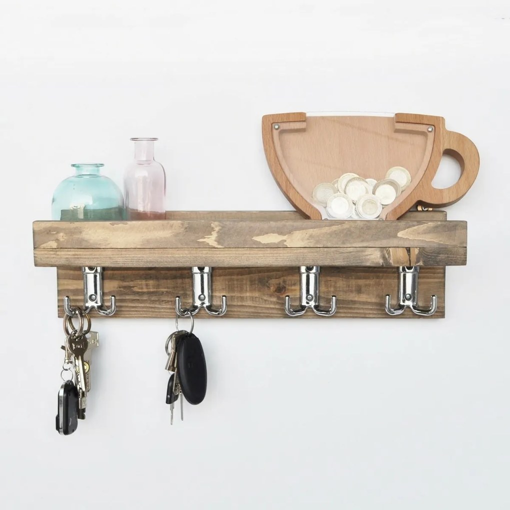 Półka kuchenna Rustic Walnut
