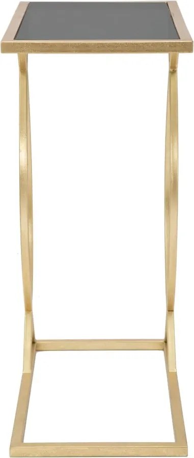 Stolik ze szklanym blatem 25.5x45.5 cm Glam – Mauro Ferretti