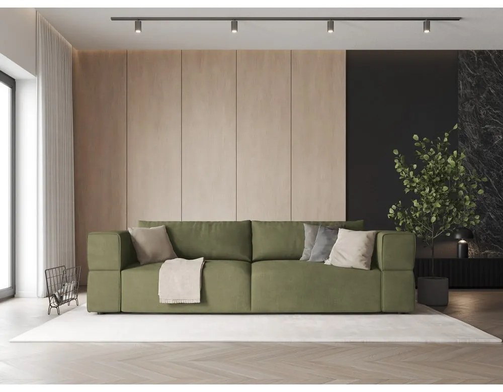 Jasnozielona sofa 248 cm Esther – Milo Casa