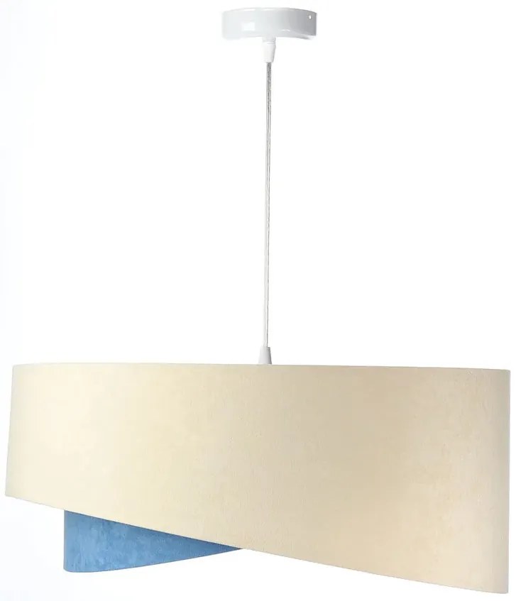 Beżowo-srebrna nowoczesna lampa wisząca - EX998 C3-C44