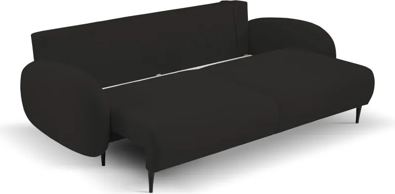 Sofa SOFT z funkcja spania i pojemnikiem CZARNY RUN AGAIN 99