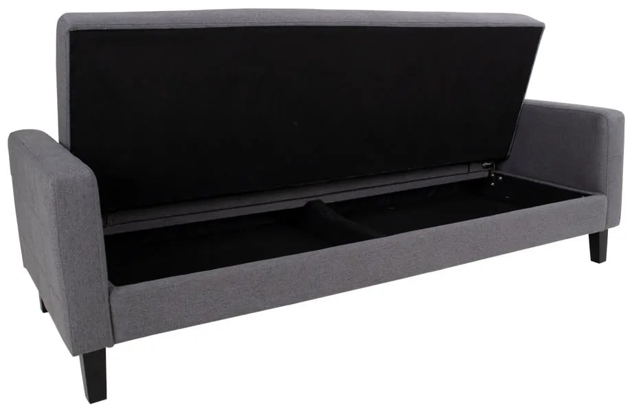Szara sofa rozkładana 204 cm Milton – House Nordic