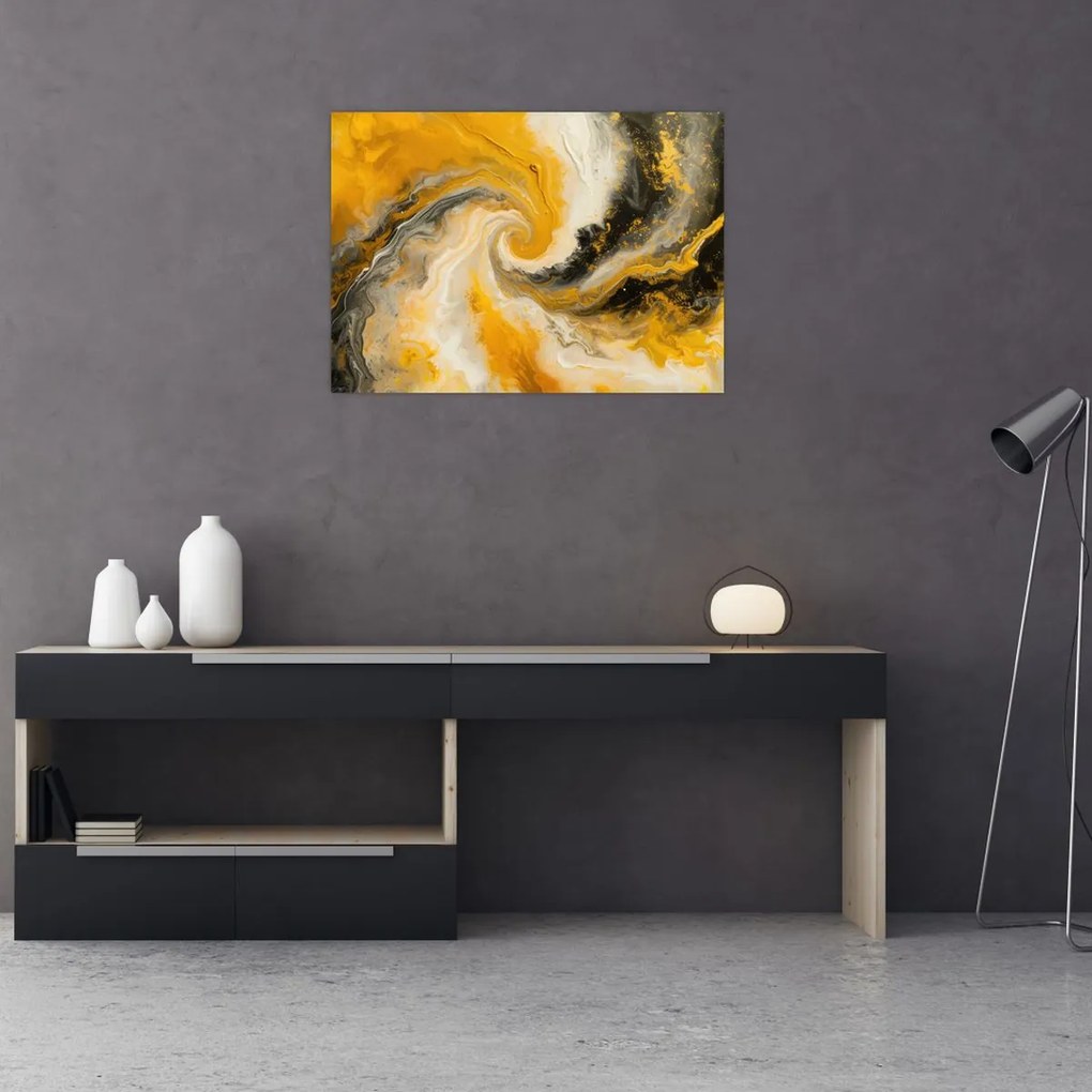Obraz - Abstrakcja spiralna (70x50 cm)