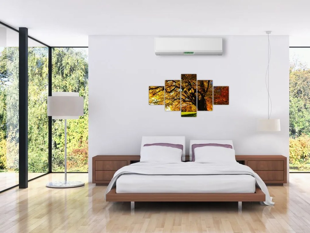 Obraz jesiennego drzewa (125x70 cm)