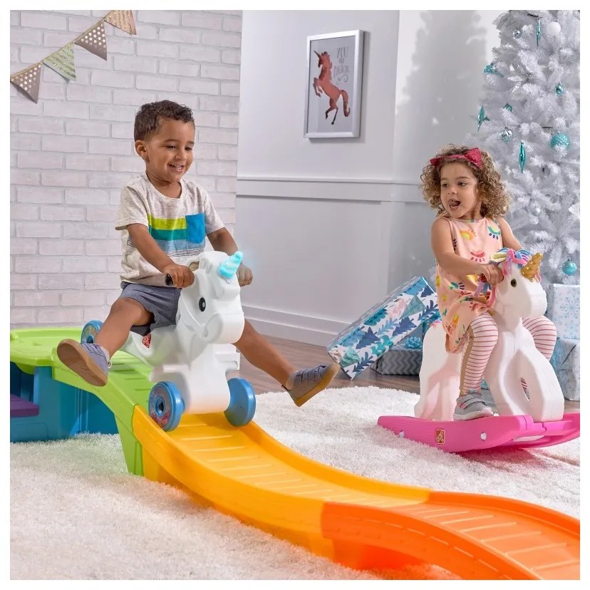 Step2 kolejka górska tor jeździk jednorożec unicorn