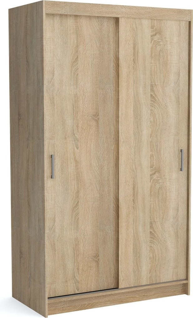 Szafa NICOLA - Dąb sonoma / Z lustrem / 120 cm