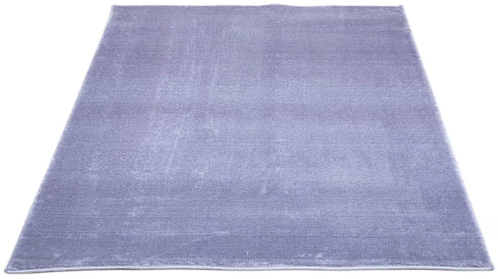 Dywan pluszowy Catwalk srebrny 60 cm x 100 cm